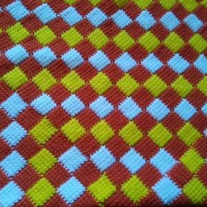 Tunisian stitches Baby blanket